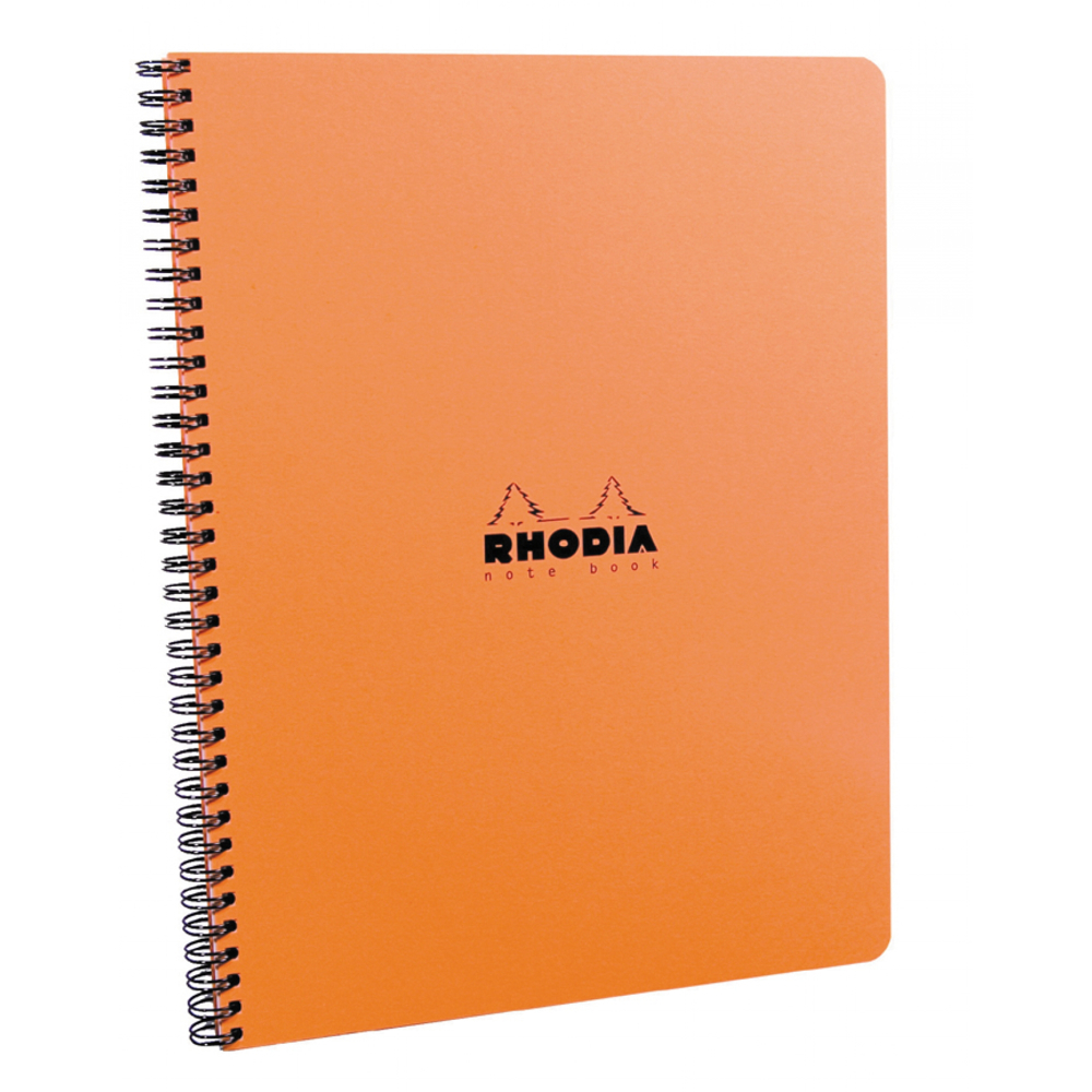 Buy Rhodia Wirebound 9x11 75 Orange Grid