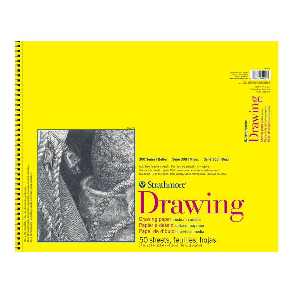 BUY Strathmore 300 Spiral Drawing Pad 14X17 50Sh