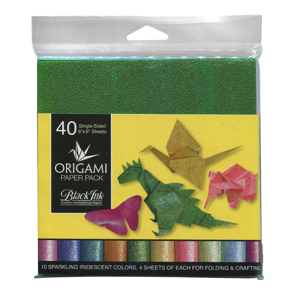 Origami Paper Pack Iridescent 40 Sheets