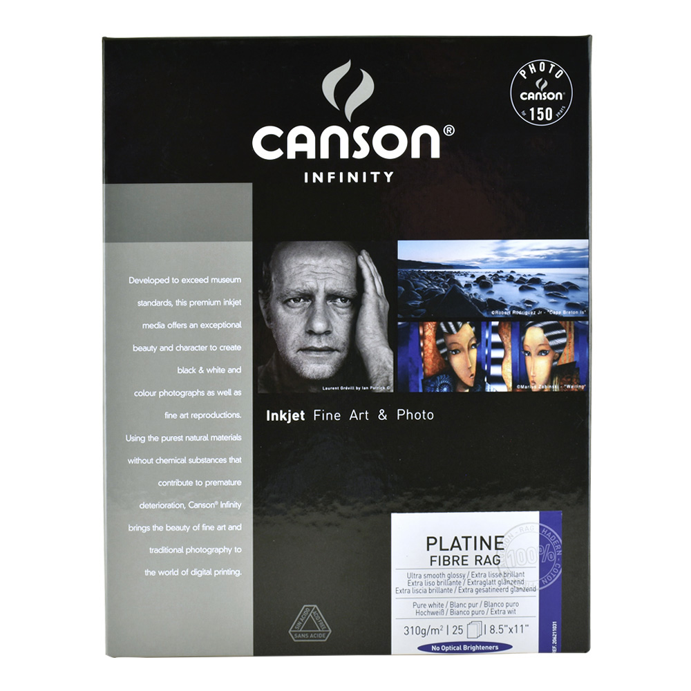 Picto Online - Platine Fibre Infinity Canson 310g (sur Epson Noir