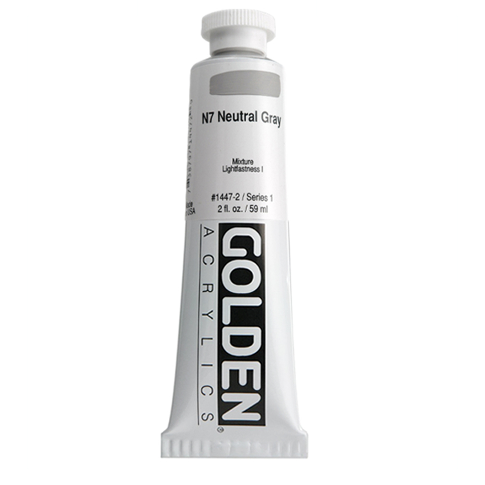 Golden Acrylic 2 oz Neutral Gray N7