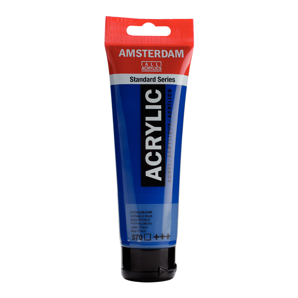 Amsterdam Acrylic 120 ml Phthalo Blue