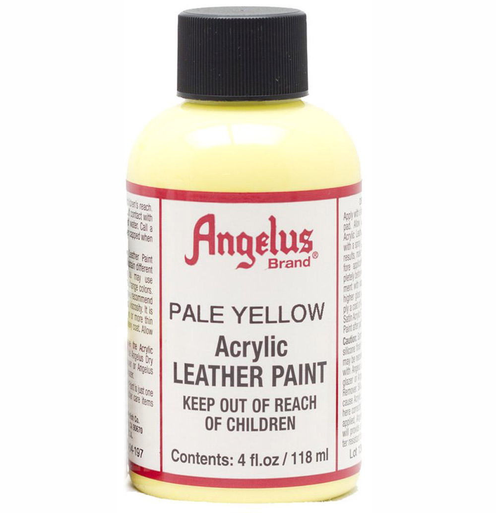 Angelus Acrylic Leather Paint - 4oz - Yellow