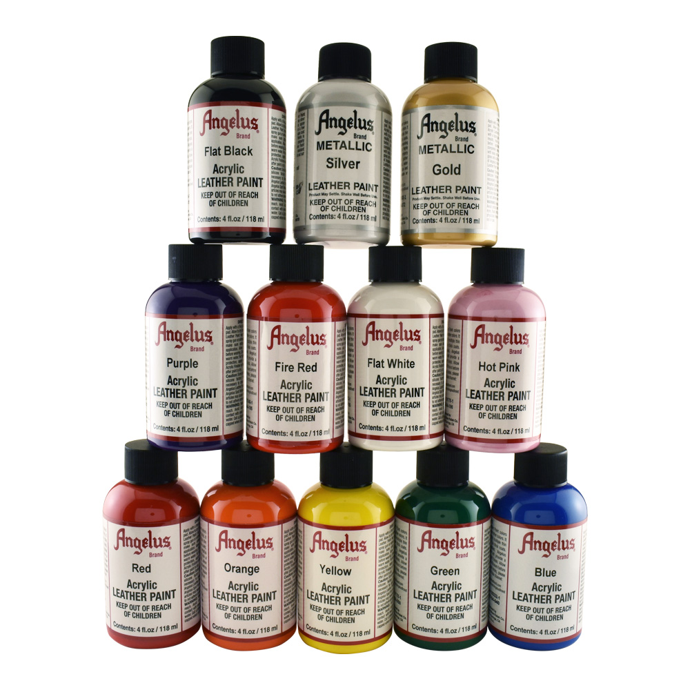 Angelus Acrylic Leather Paints and Sets