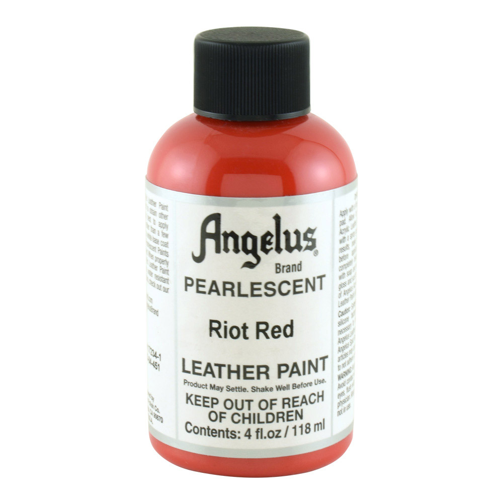 Angelus Acrylic Leather Paint - Red, 1 oz