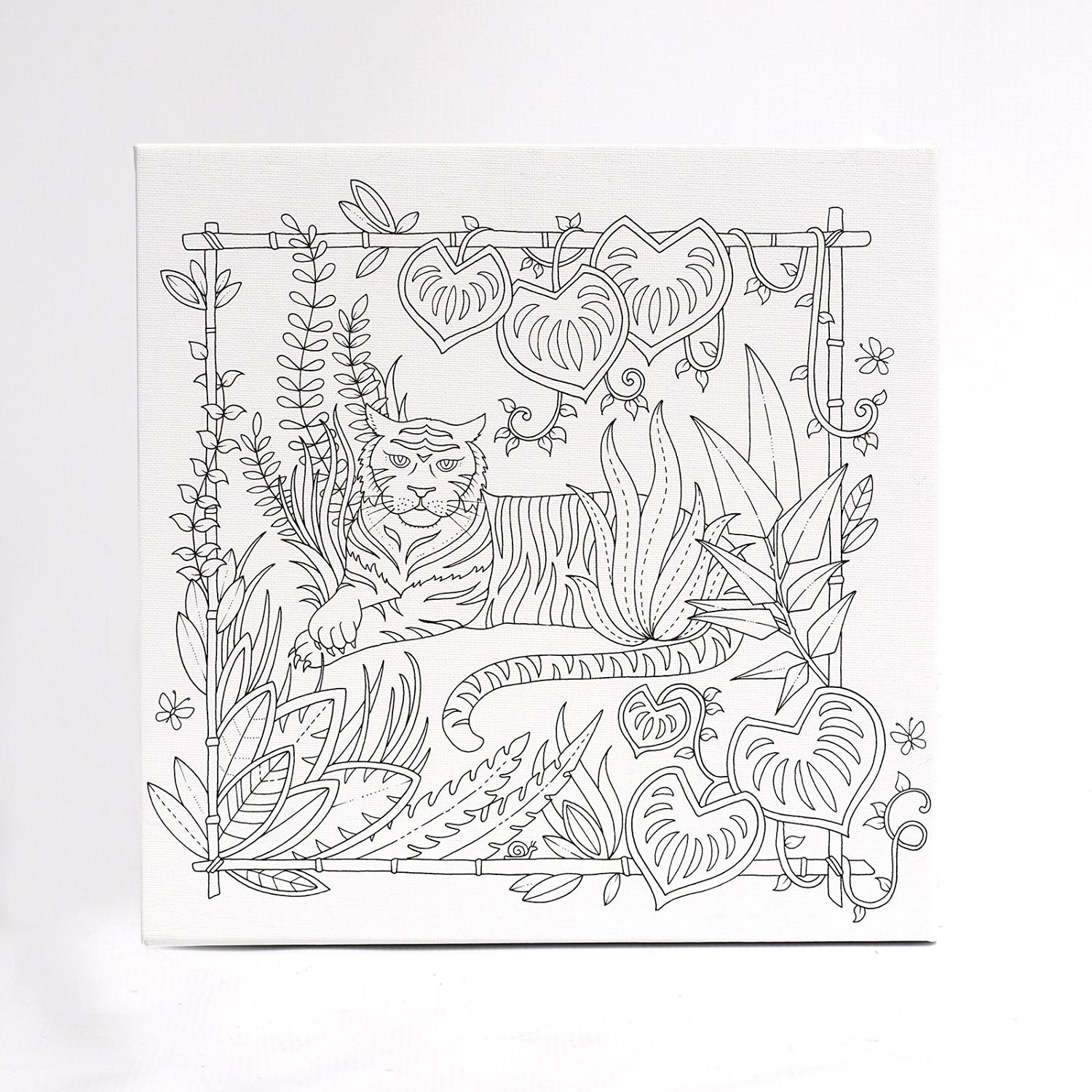 BUY Magical Jungle Coloring Canvas Tiger 12X12