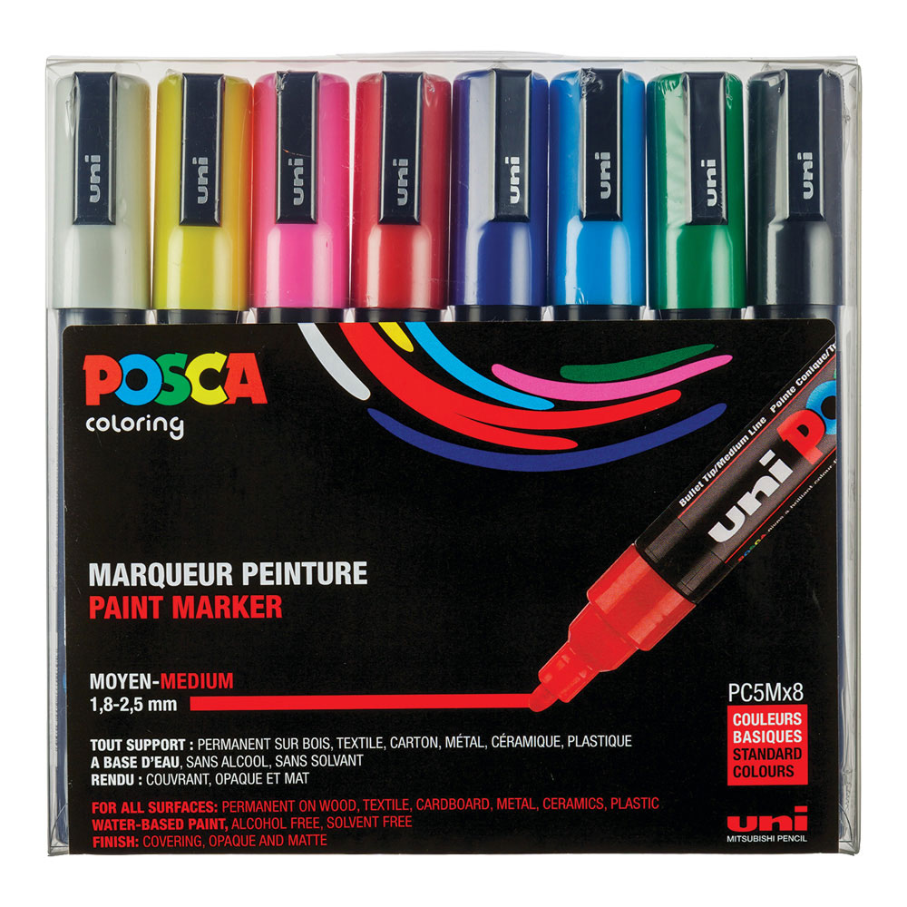 Uni Posca Paint Marker PC-5M - Red - Medium Point