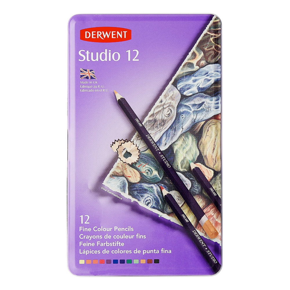 BUY Derwent Studio 12 Pencil Tin Set