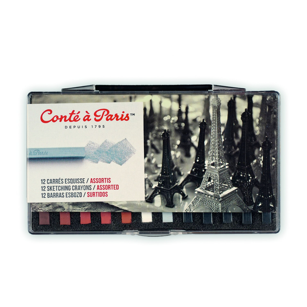 BUY Conte 12 Color Crayon Set