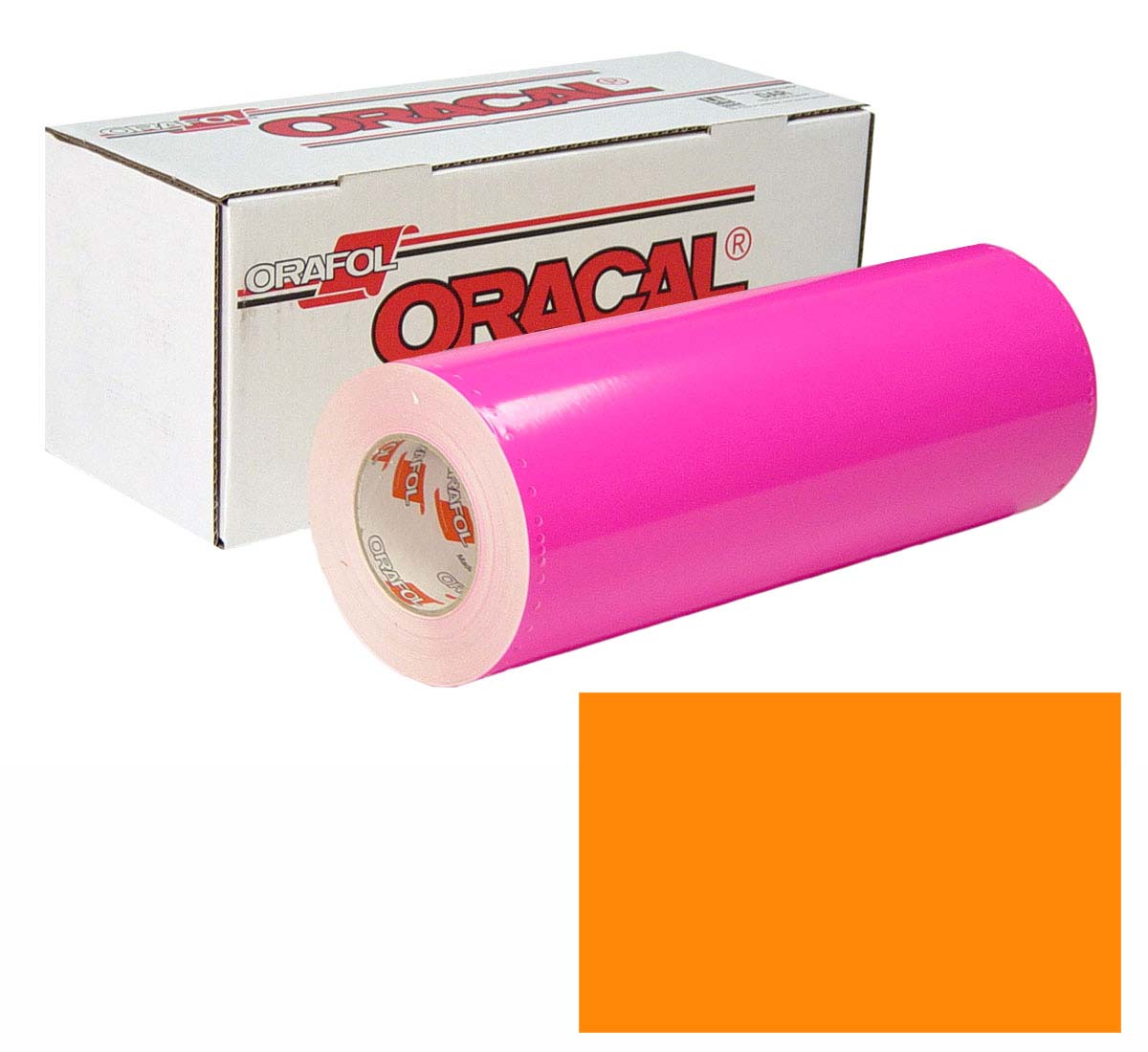ORACAL 7510 Fluor Unp 24in X 50yd 037 Orange