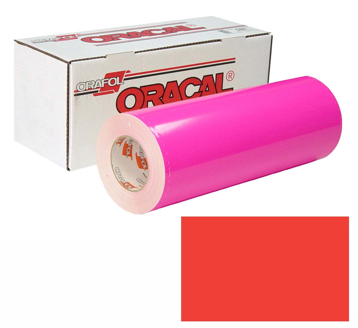 ORACAL 6510 Fluor 15in X 10yd 039 Red