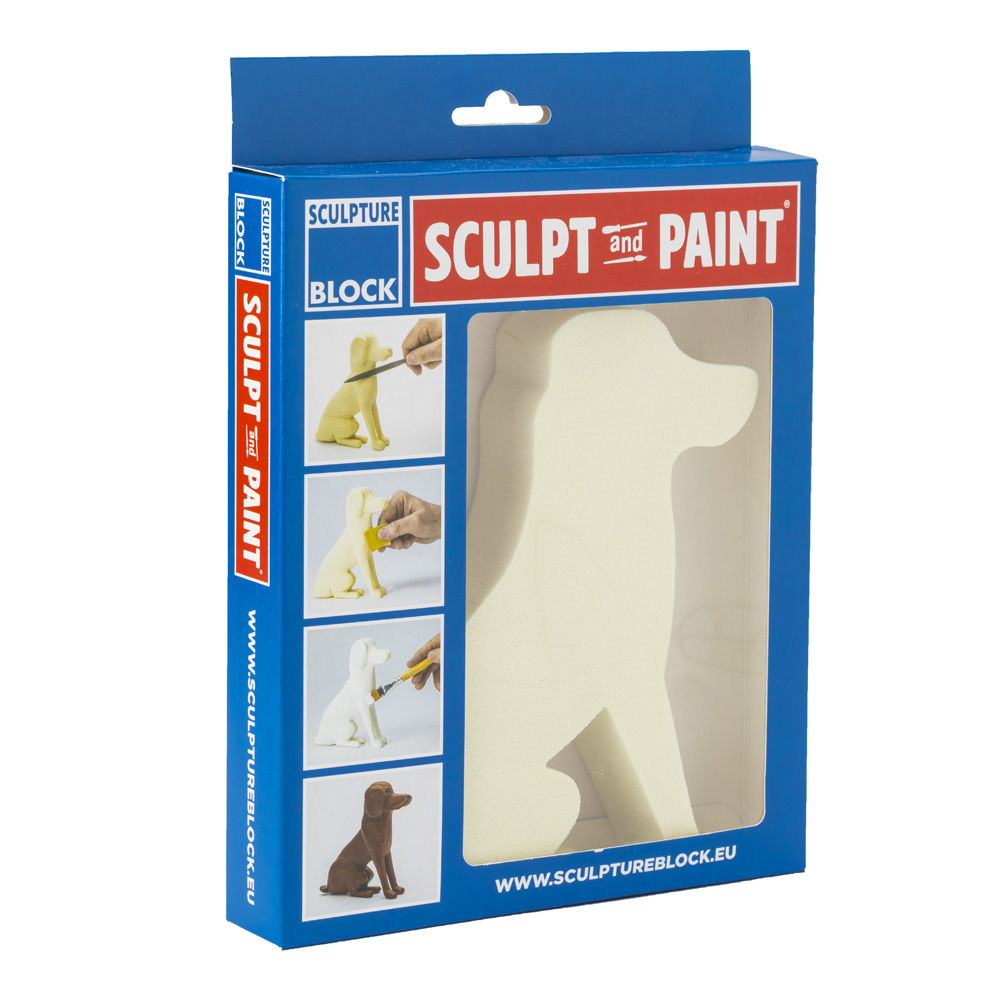 Sculpt Block Sculpt & Paint Dog SP103