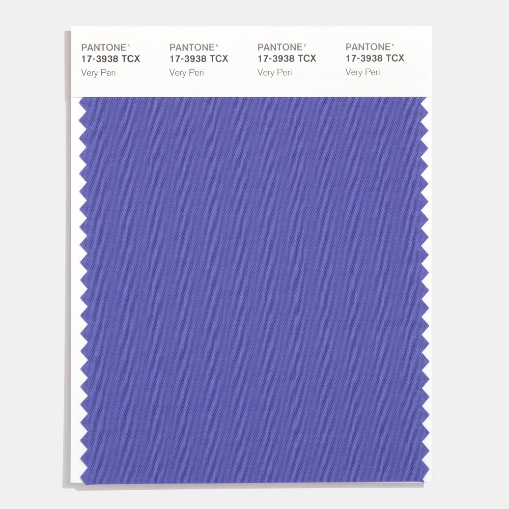 Pantone Cotton Swatch 17-3938 Veri Peri