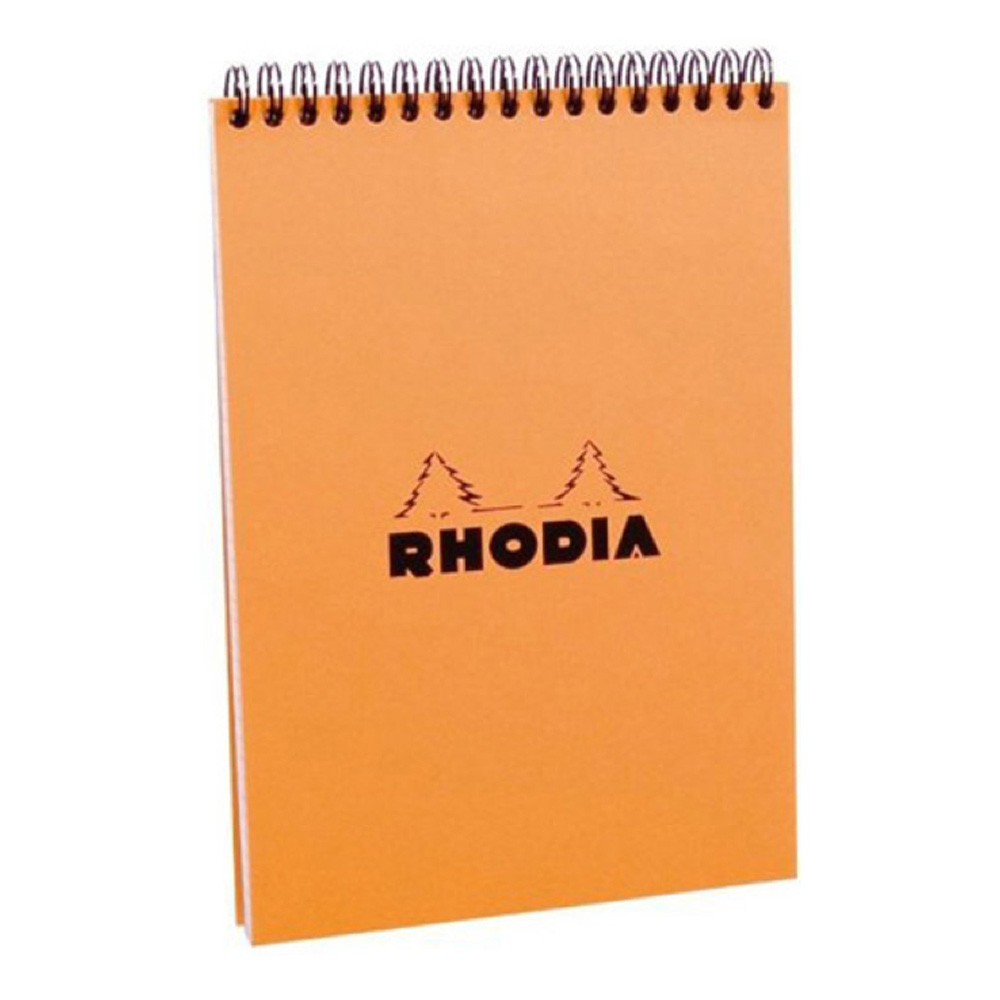 Buy Rhodia Wirebound Pad 8 25x11 75 Orange Lined