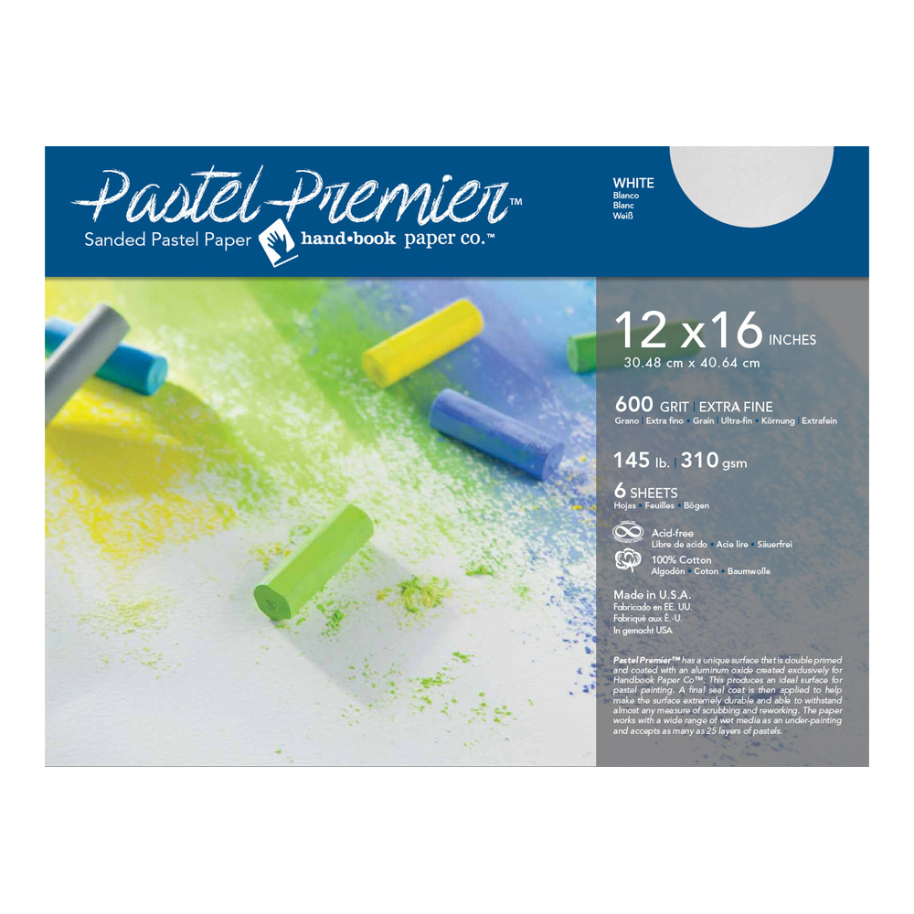 BUY Sanded Pastel Paper Fine White 12x16in 6pk