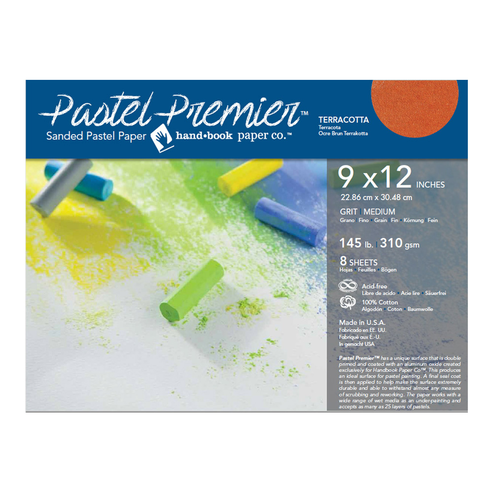 BUY Sanded Pastel Paper Terracotta 9x12in 8pk