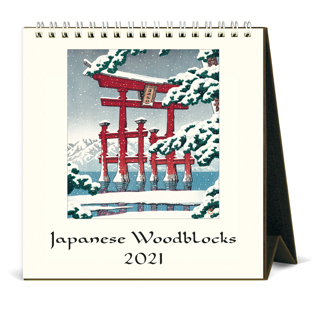 BUY Cav 2021 Desk Calendar Japanese Woodblock