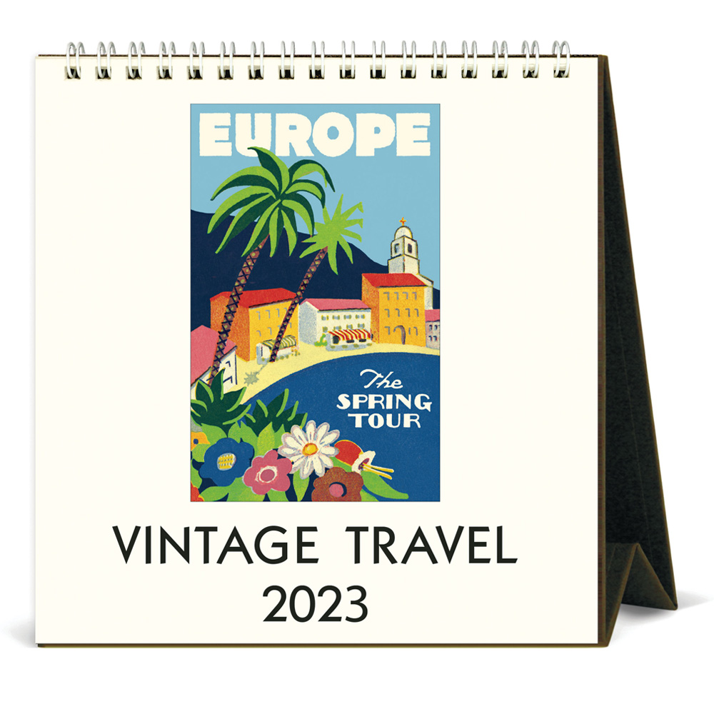 BUY Cavallini 2023 Desk Calendar Travel
