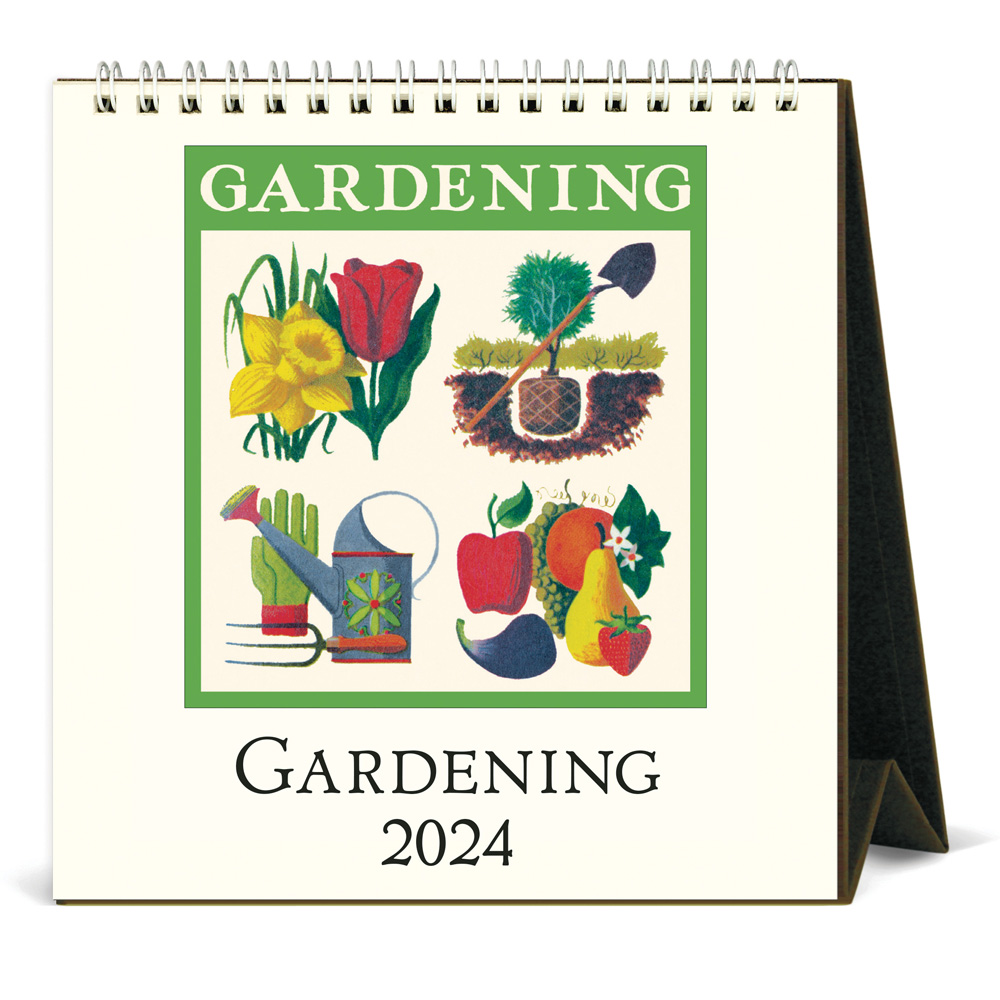 BUY Cavallini 2024 Desk Calendar Gardening