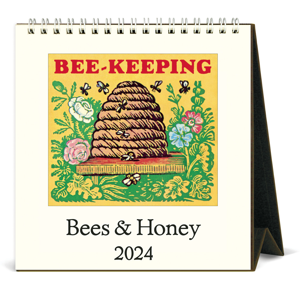 BUY Cavallini 2024 Desk Calendar Bees and Honey