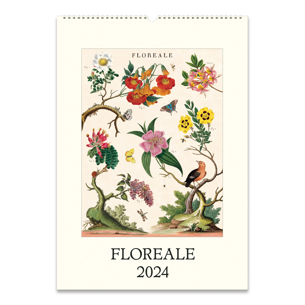 BUY Cavallini 2024 Wall Calendar Floreale