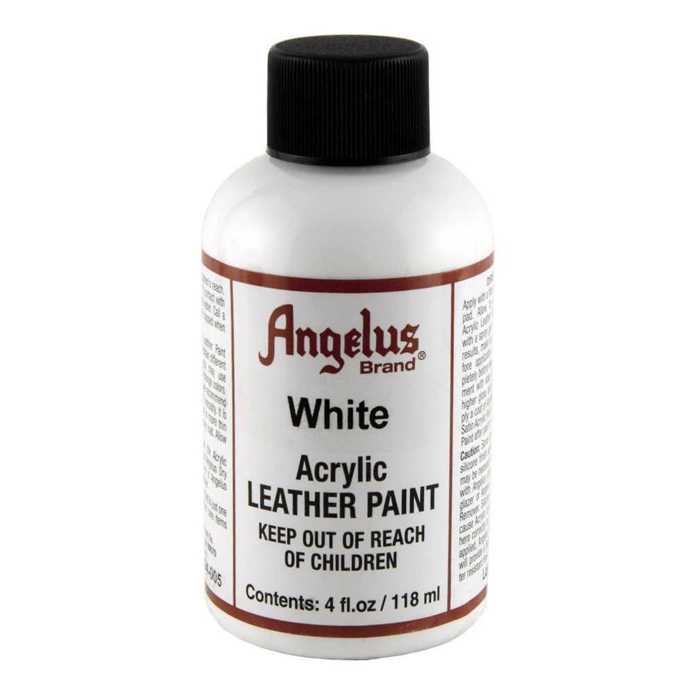 white acrylic leather paint