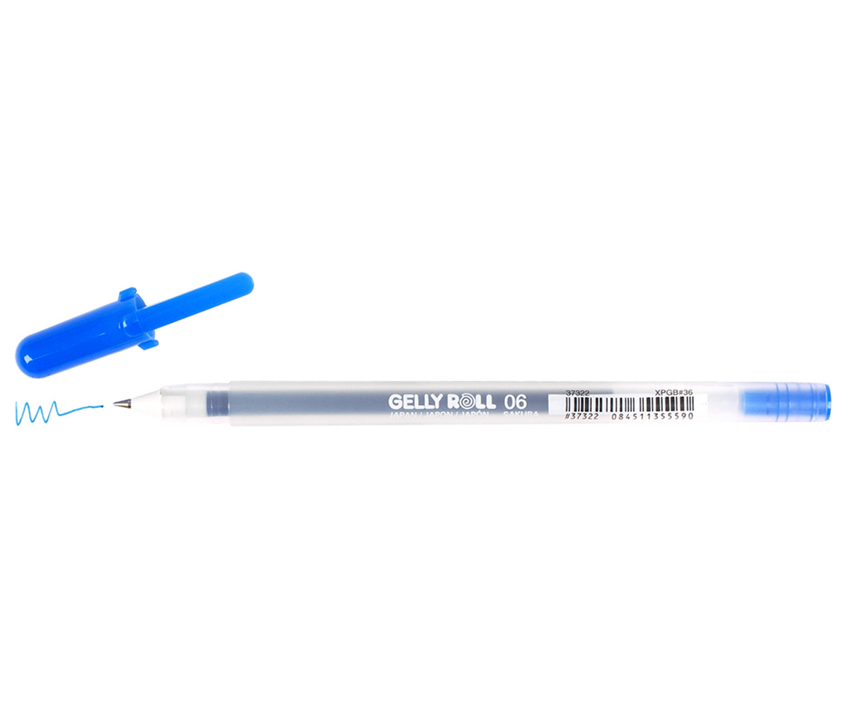 Gelly Roll Pen Fine Blue