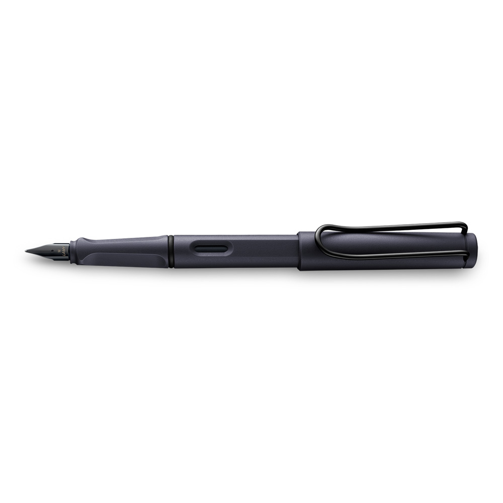 Lamy Safari Fountain Pen Fine Steel Black