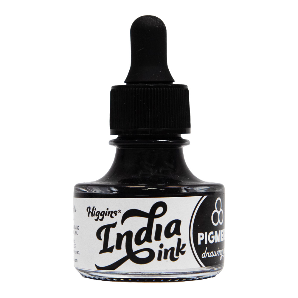 Higgins India Ink 44201 WP Black 1 Oz