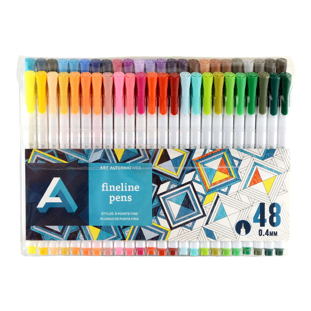 Art Alternatives Fineline Pen 48 Color Set