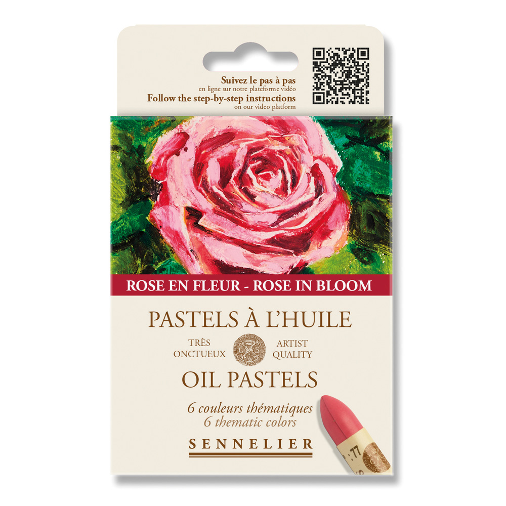 Sennelier Oil Pastel Stick Set/6 Rose Bloom