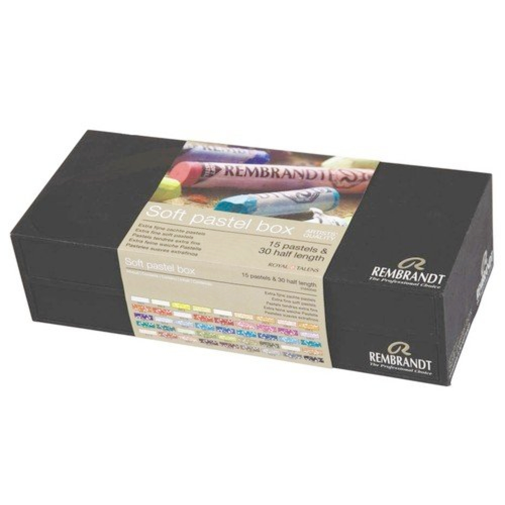 BUY Rembrandt 15 Full & 30 Half Soft Pastel Set