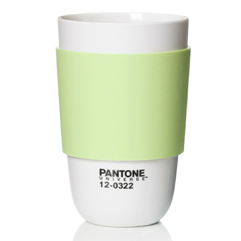 Universal cup. Pantone 11-0601.