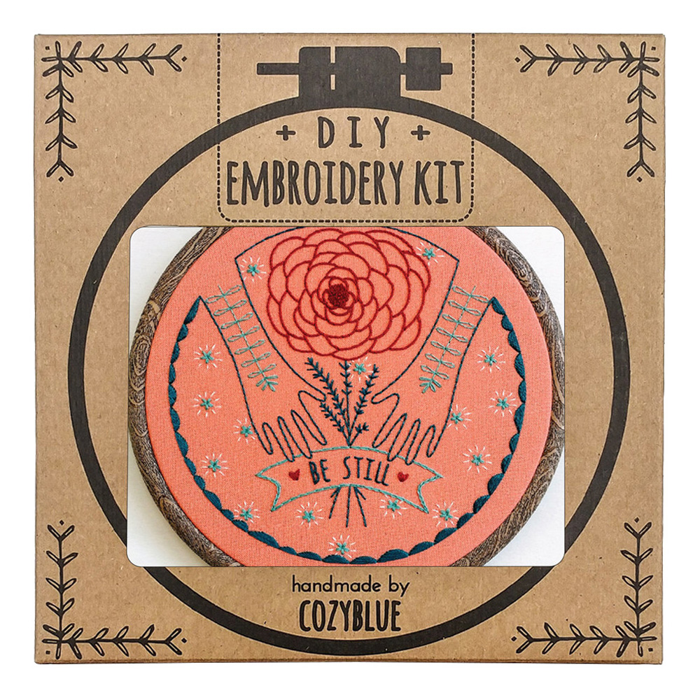 BUY CozyBlue DIY Be Still Embroidery Kit