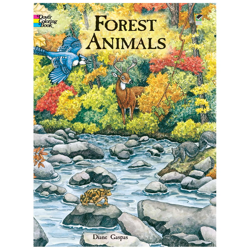 BUY Dover Coloring Book Forest Animals