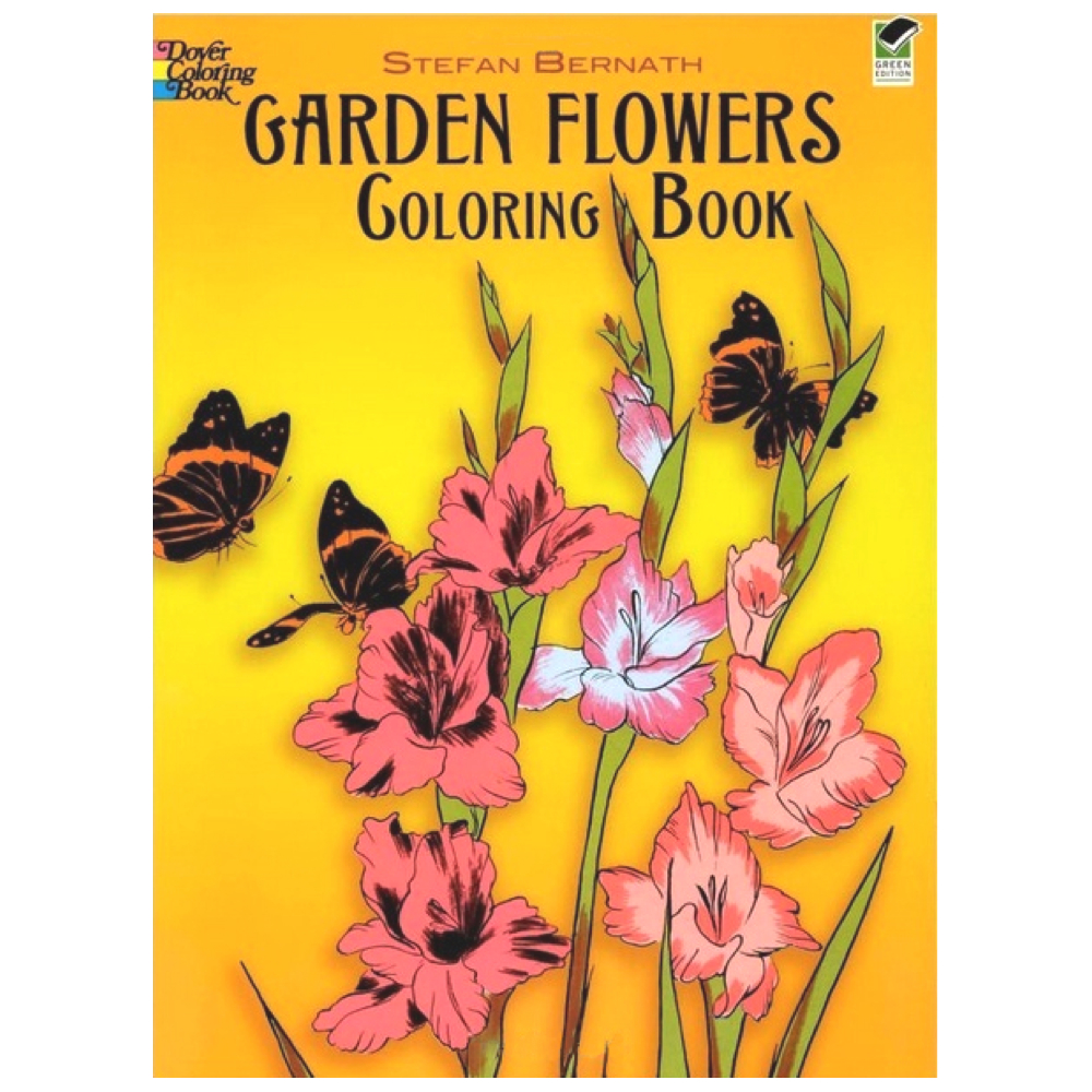 BUY Dover Coloring Book Garden Flowers