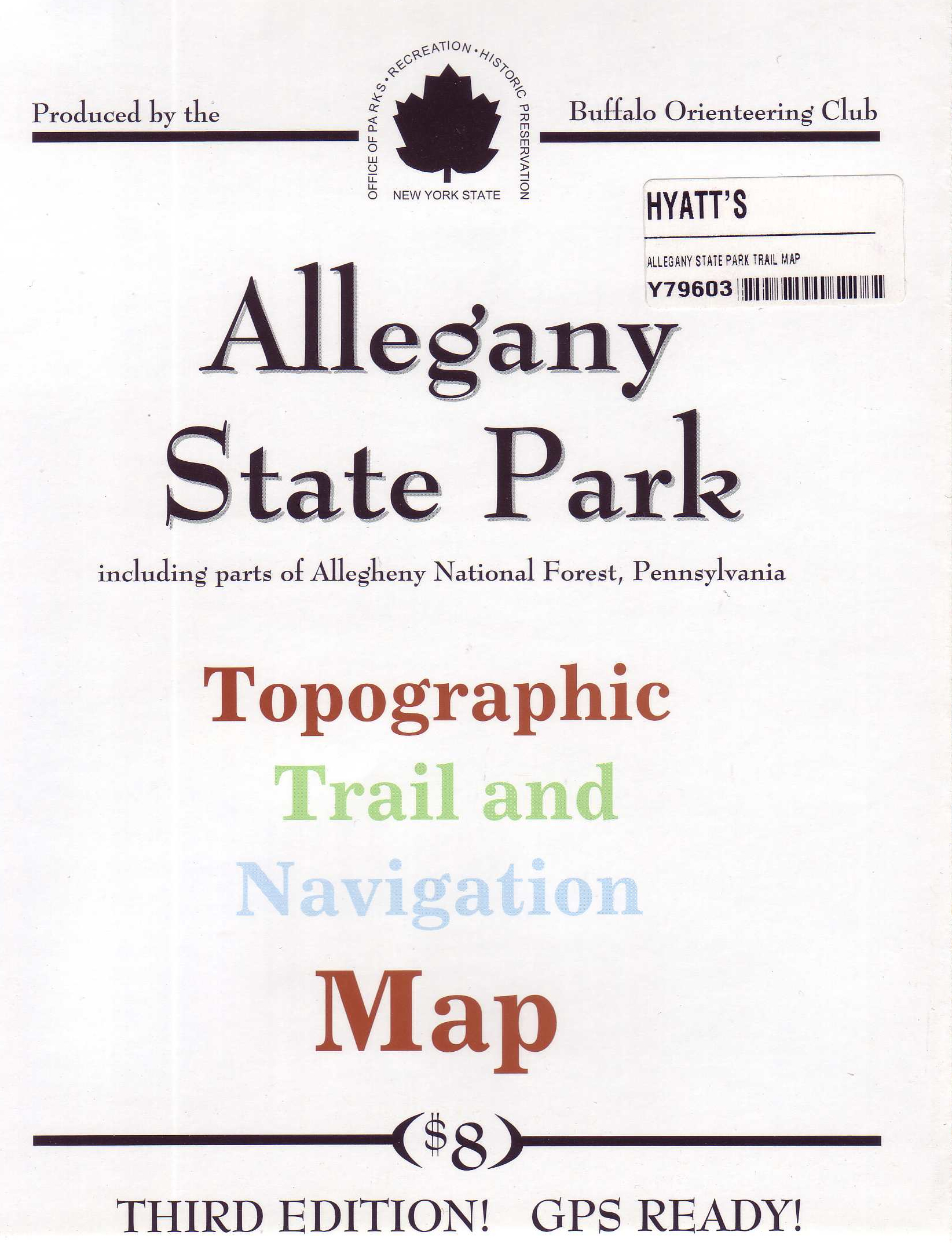 Allegany State Park Map - United States Map
