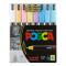 Posca PC-1MR Xfine Soft Colours Set of 8