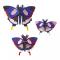 SR Wall Decoration Large Swallowtail 3pk